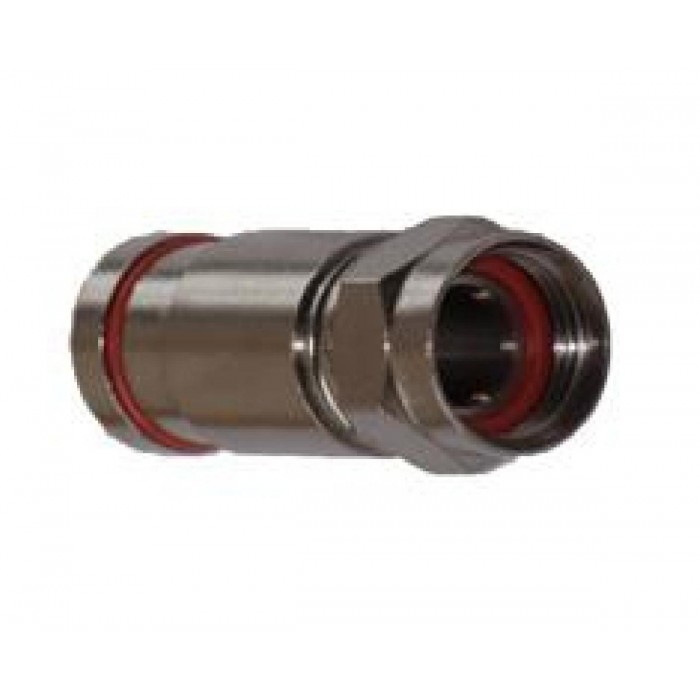 F Βύσμα Αρσενικό Για Καλώδιο RG6 (7mm) FC-5170 Red ACCORDIA