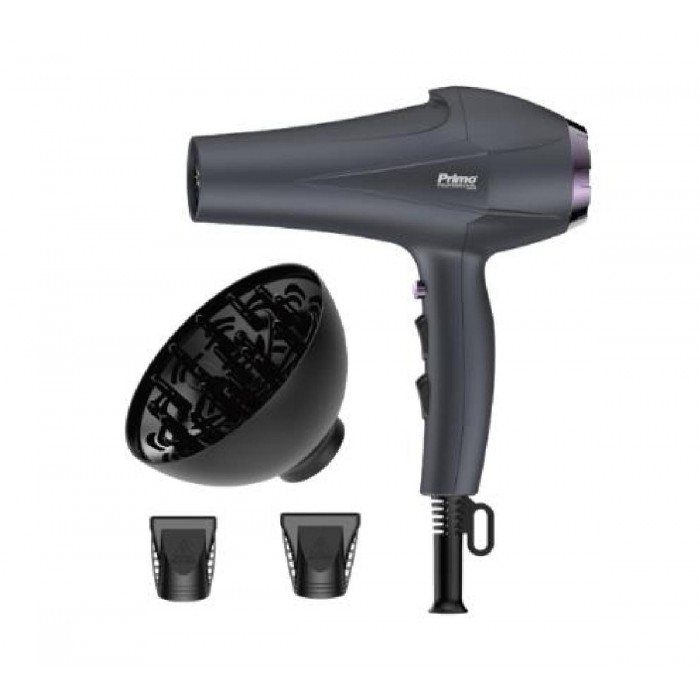 Σεσουάρ 2400W AC Με Ιονιστή & Κρύο Αέρα Ανθρακί PRHD-40458 PRIMO Σεσουάρ 2400W AC Με Ιονιστή & Κρύο Αέρα Ανθρακί PRHD-40458 PRIMO