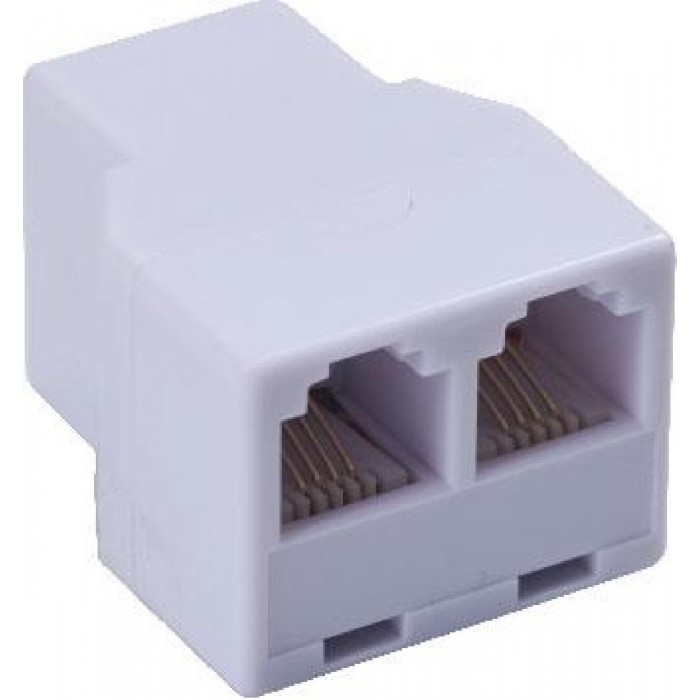 Adaptor Τηλεφώνου 6P4C Θηλυκό Σε 2 Θηλυκά 6P4C 01-04-66M CENTRAL