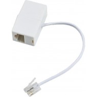 Adaptor Τηλεφώνου 6P4C Αρσενικό Σε Θηλυκά 6P4C Και 8P8C CENTRAL