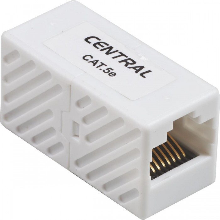 Adaptor (Μούφα) RJ45 Θηλυκό Σε RJ45 Θηλυκό UTP Cat.5e CENTRAL