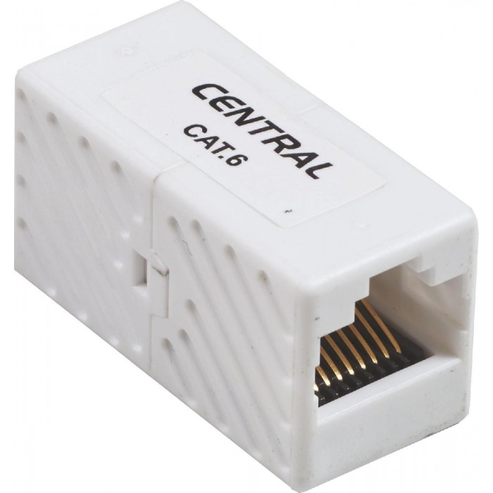 Adaptor (Μούφα) RJ45 Θηλυκό Σε RJ45 Θηλυκό UTP CAT6A 01-60-501 CENTRAL