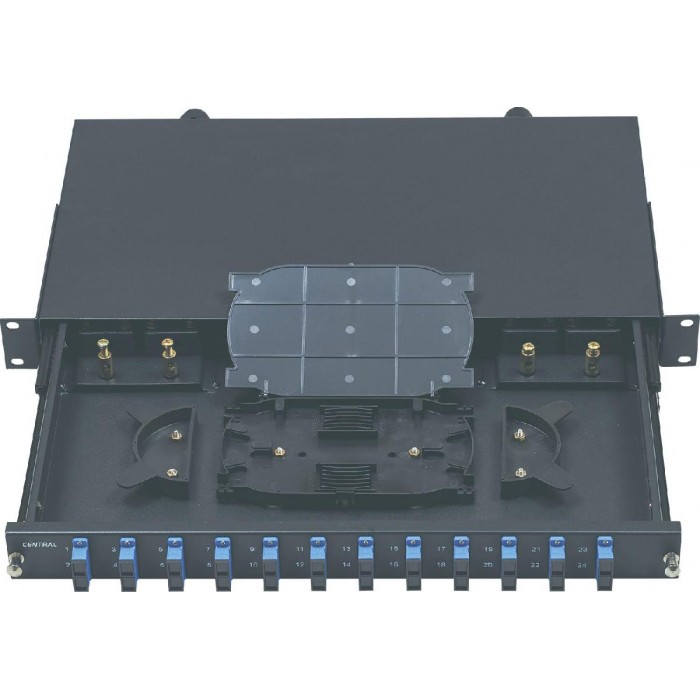 Οπτικό Patch Panel 1U 8 Θέσεων LC Multimode 70-79-1202C CENTRAL