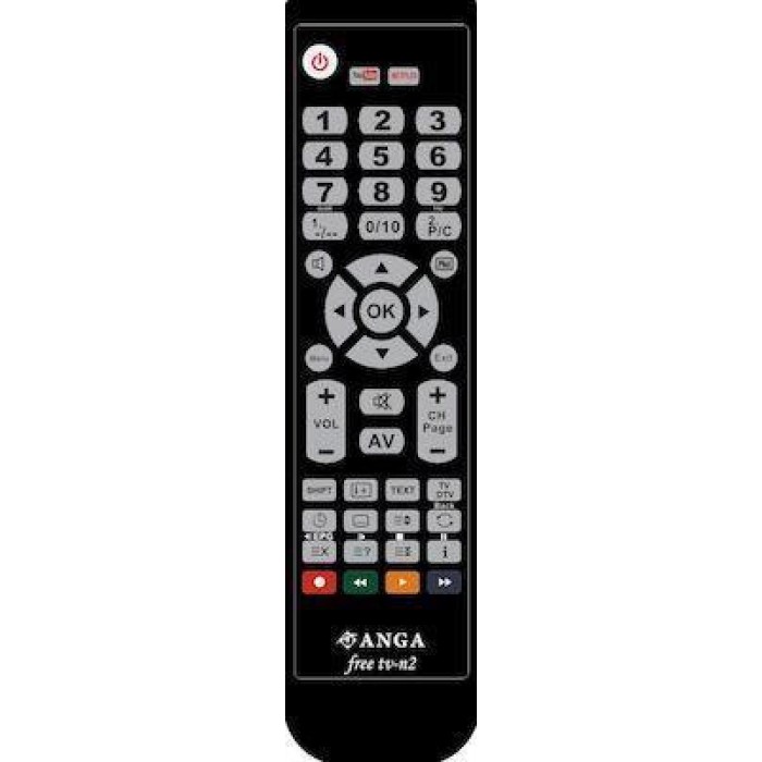 Τηλεχειριστήριο Προγραμματιζόμενο Για TV FREE TV-N2 ANGA Τηλεχειριστήριο Προγραμματιζόμενο Για TV FREE TV-N2 ANGA
