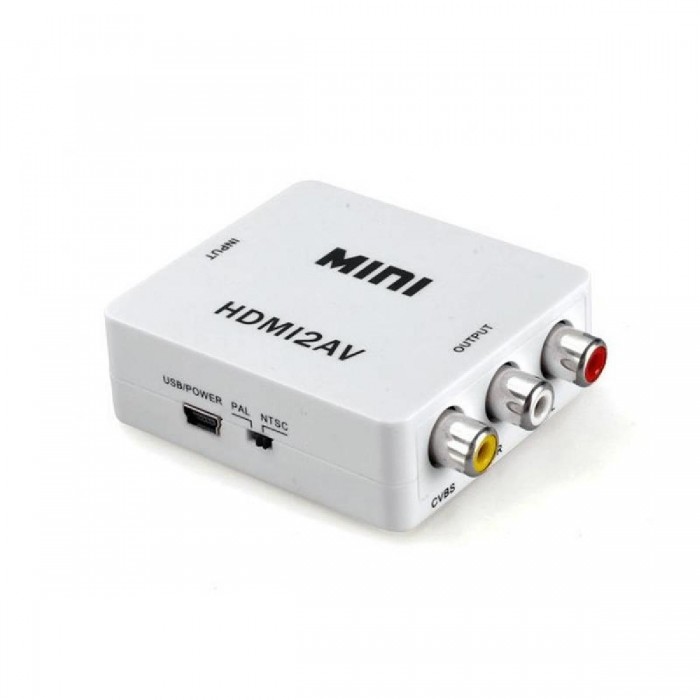 HDMI Adaptor TypeA Θηλυκό Σε RCA Τριπλό Θηλυκό PS-M640 POWER PLUS
