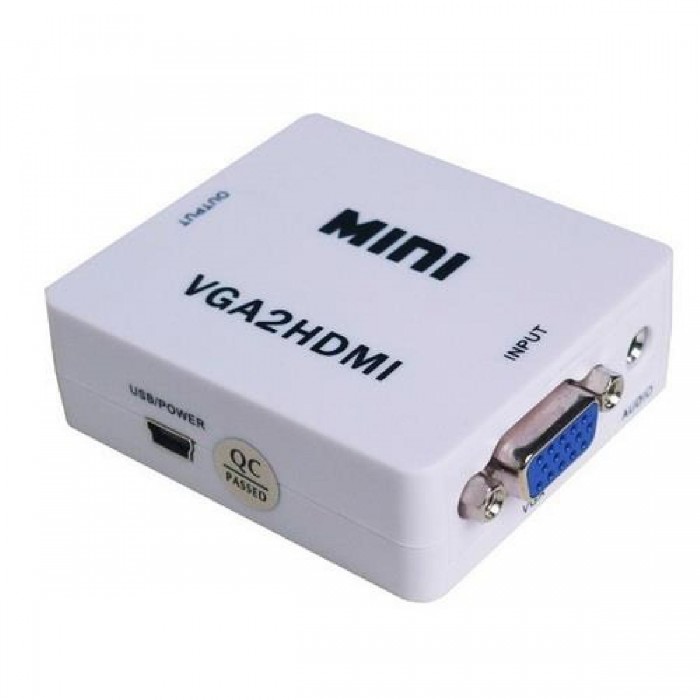 VGA Adapter Με Ήχο Σε HDMI Θηλυκό PS-M600 POWER PLUS VGA Adapter Με Ήχο Σε HDMI Θηλυκό PS-M600 POWER PLUS