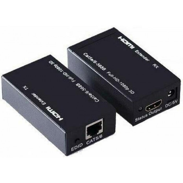 HDMI Επέκταση Μέσω UTP Έως 60 Μέτρα EXT60 ANGA