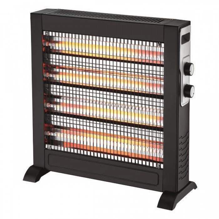 Θερμάστρα Χαλαζία 2800W Μαύρο 300-41402 EUROLAMP Θερμάστρα Χαλαζία 2800W Μαύρο 300-41402 EUROLAMP