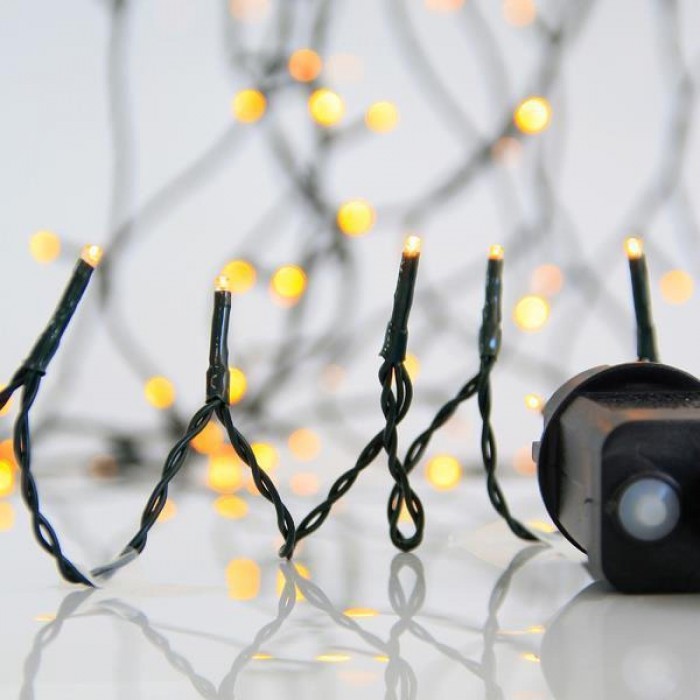 Σειρά Με 700 Λαμπάκια LED Θερμά Πράσινο Καλώδιο Και Πρόγραμμα