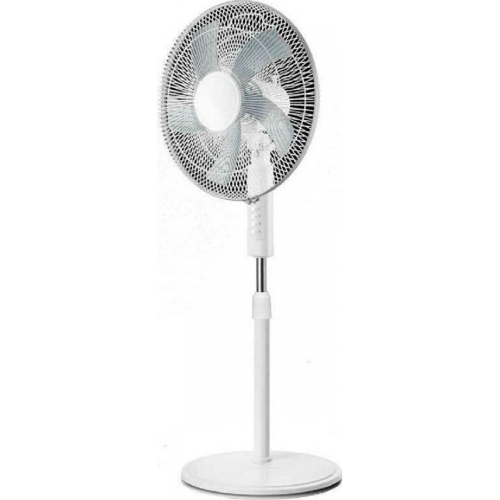 Ανεμιστήρας Δαπέδου 60W D45 Με Τηλεχειριστήριο Λευκό BRAND Ανεμιστήρας Δαπέδου 60W D45 Με Τηλεχειριστήριο Λευκό BRAND
