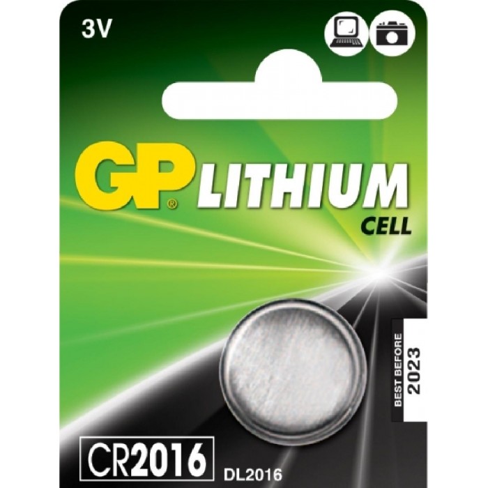Μπαταρία Λιθίου CR2016 3V GP Μπαταρία Λιθίου CR2016 3V GP