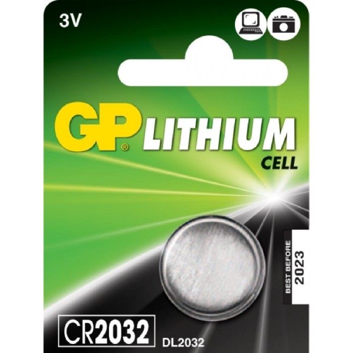 Μπαταρία Λιθίου CR2032 3V GP Μπαταρία Λιθίου CR2032 3V GP