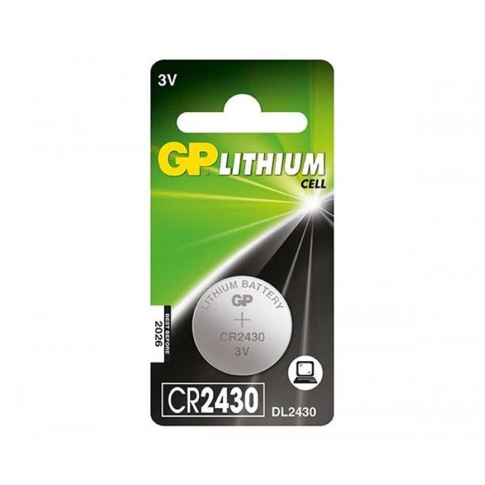Μπαταρία Λιθίου CR2430 3V GP Μπαταρία Λιθίου CR2430 3V GP