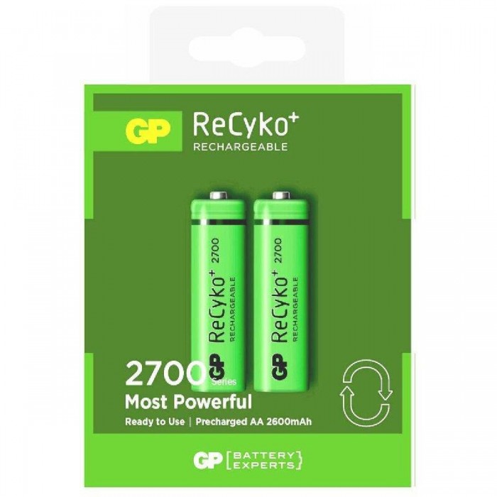 Μπαταρία Επαναφορτιζόμενη LR6 ΑΑ 1.2V 2600mAh (Blister 2τμχ) ReCyko GP