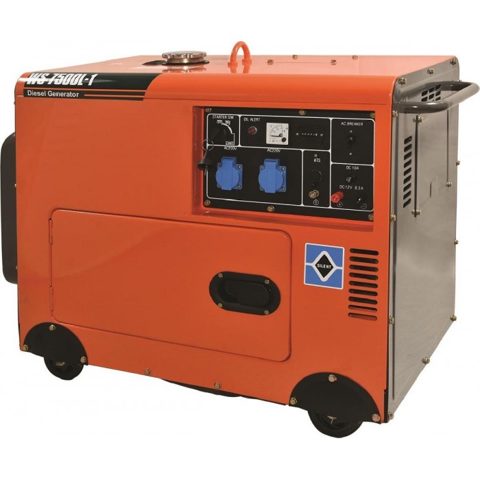 Ηλεκτρογεννήτρια Πετρελαίου Με Μίζα 6kW WS8500L-1 KRAFT