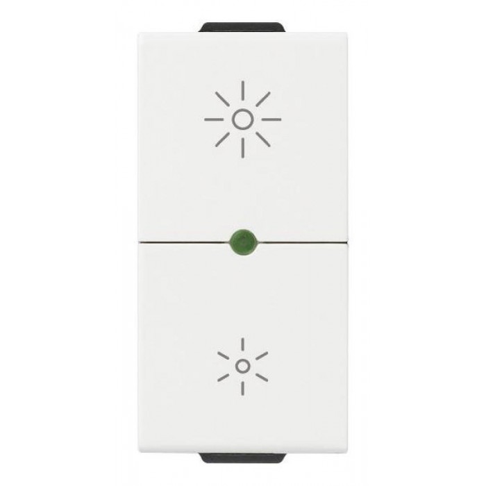 Dimmer Πλήκτρου Universal 1 Στοιχείου Λευκό Neve 09135.1 VIMAR