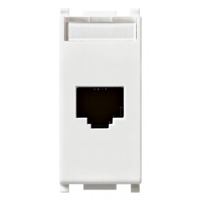 Πριζα Δικτύου RJ45 Cat.5e UTP 1 Στοιχείου Λευκό Plana 14339.11 VIMAR