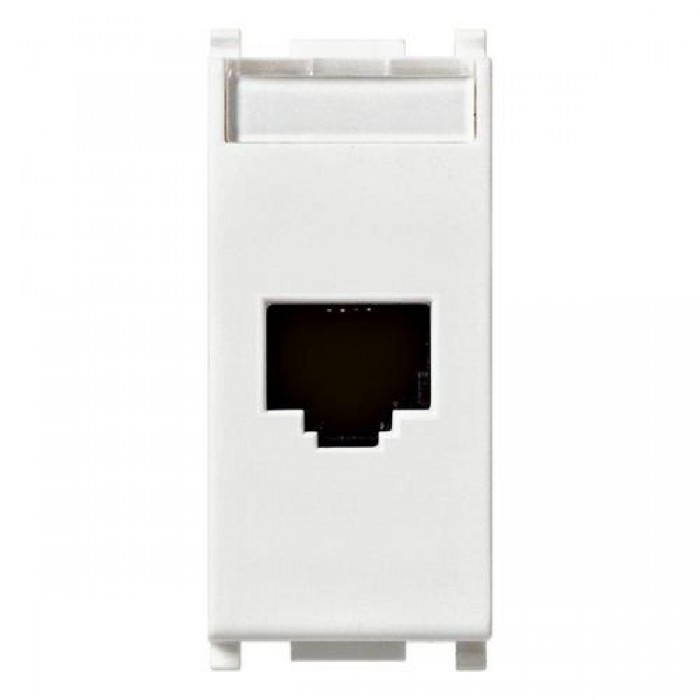 Πριζα Δικτύου RJ45 Cat.6 UTP 1 Στοιχείου Λευκό Plana 14339.13 VIMAR