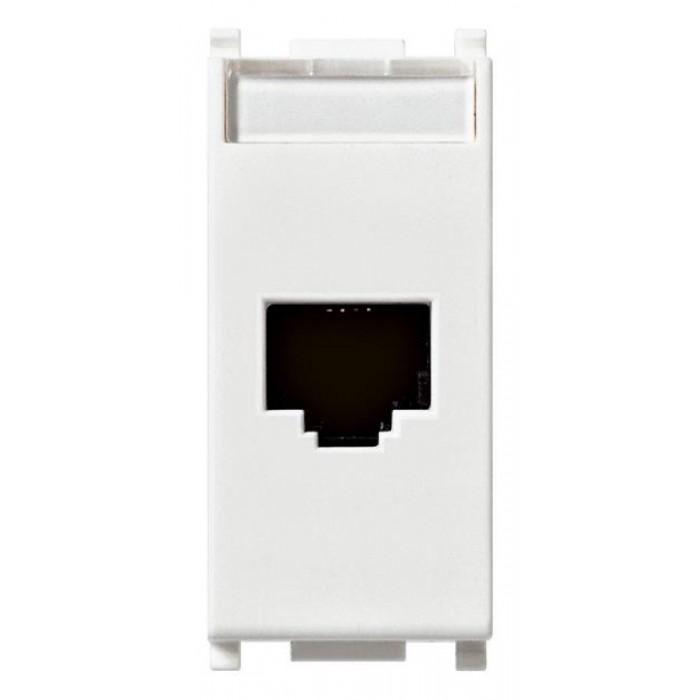 Πρίζα Δικτύου RJ45 Cat.6 FTP 1 Στοιχείου Λευκό Plana 14339.14 VIMAR