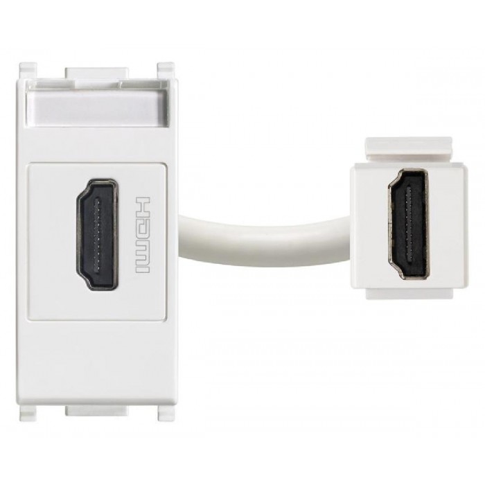 Πρίζα HDMI 1 Στοιχείου Λευκό Plana 14346 VIMAR