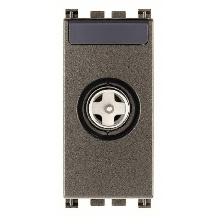 Πρίζα TV/RD/SAT Τερματική 1 Στοιχείου Metal Arke 19300.01.M VIMAR