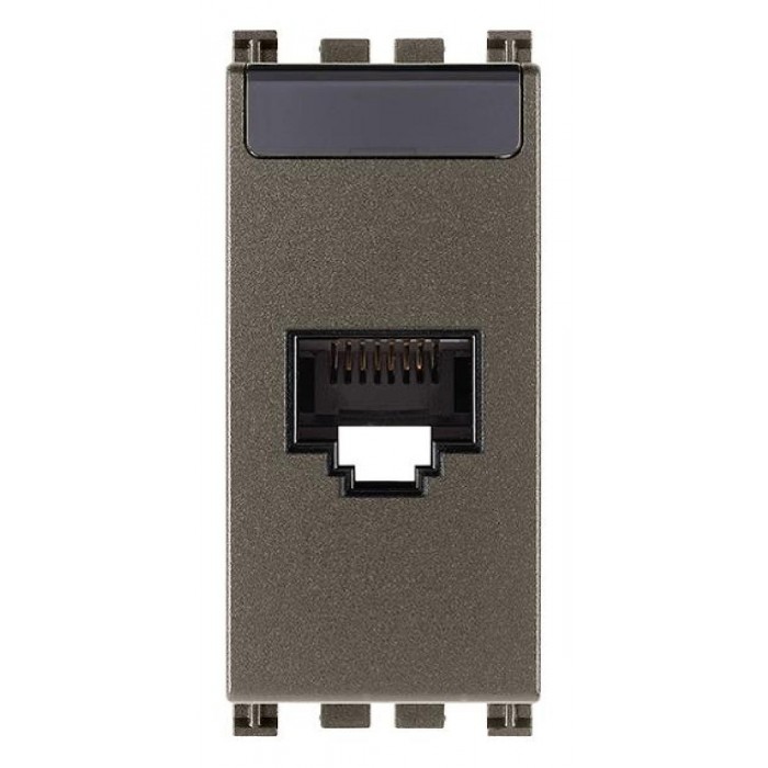 Πριζα Δικτύου RJ45 Cat.5e UTP 1 Στοιχείου Metal Arke 19339.11.M VIMAR