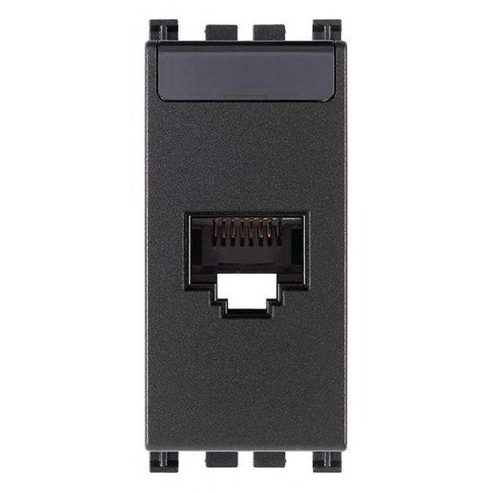 Πριζα Δικτύου RJ45 Cat.6A FTP 1 Στοιχείου Γκρί Arke 19339.16 VIMAR