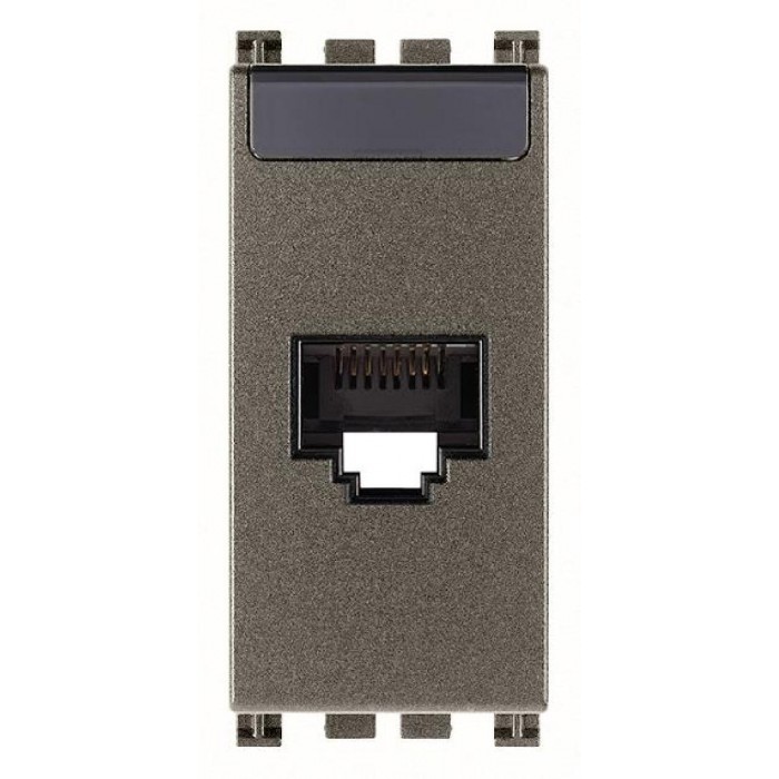 Πριζα Δικτύου RJ45 Cat.6A FTP 1 Στοιχείου Metal Arke 19339.16.M VIMAR