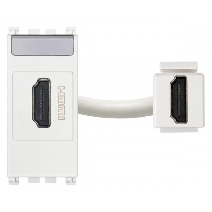 Πρίζα HDMI 1 Στοιχείου Λευκό Arke 19346.B VIMAR