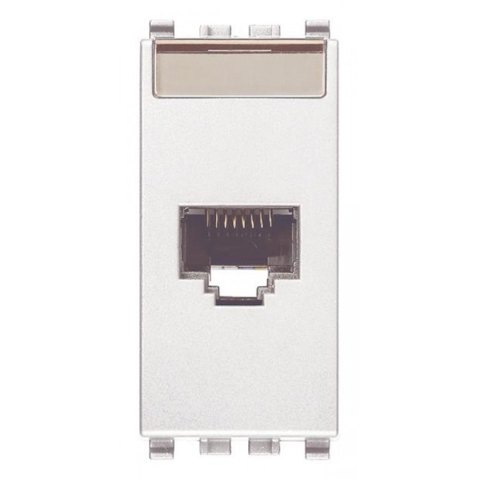 Πριζα Δικτύου RJ45 Cat.5e UTP 1 Στοιχείου Λευκό Eikon 20339.11.B VIMAR