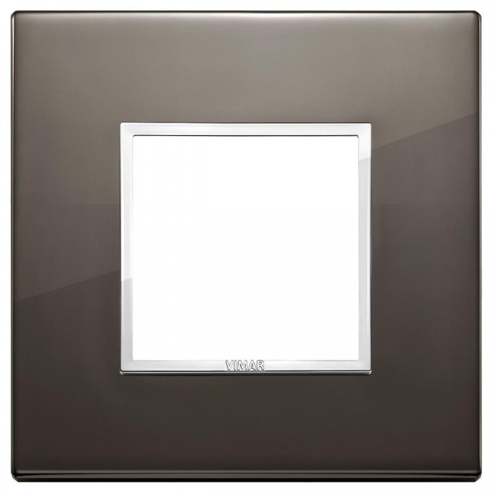 Πλαίσιο 2 Στοιχείων Μαύρο 21642.06 Eikon Evo VIMAR