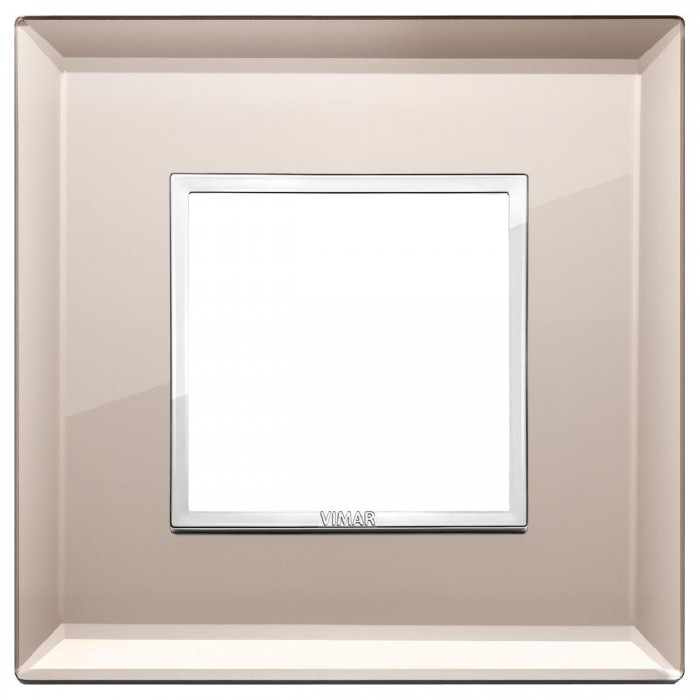 Πλαίσιο 2 Στοιχείων Μπρονζέ Mirror 21642.75 Eikon Evo VIMAR
