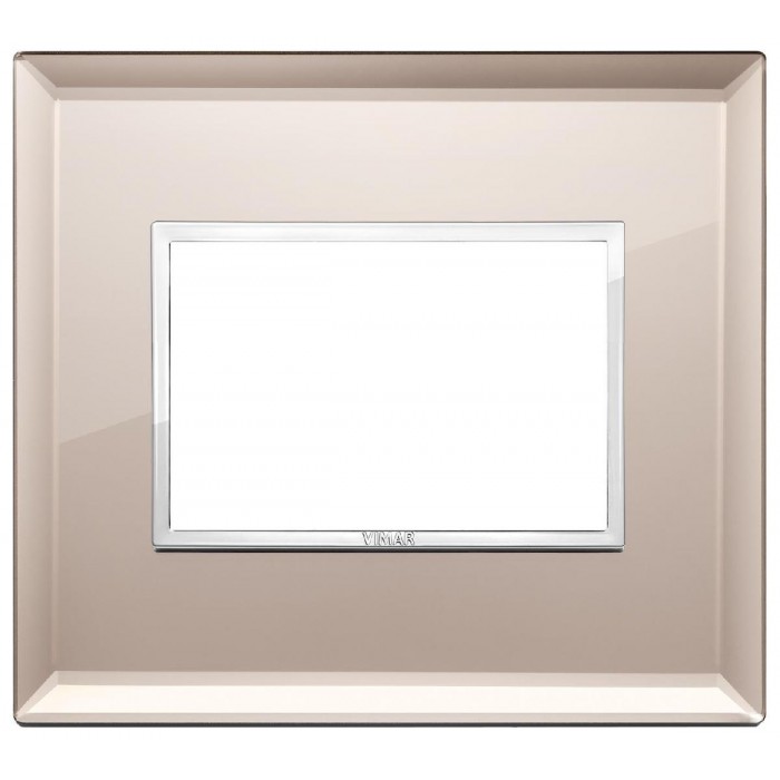 Πλαίσιο 3 Στοιχείων Μπρονζέ Mirror 21653.75 Eikon Evo VIMAR