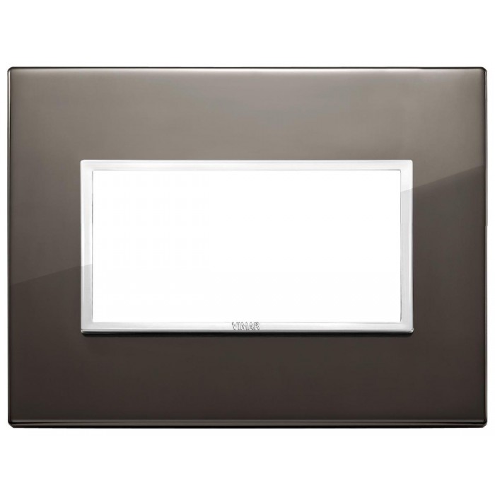 Πλαίσιο 4 Στοιχείων Μαύρο 21654.06 Eikon Evo VIMAR