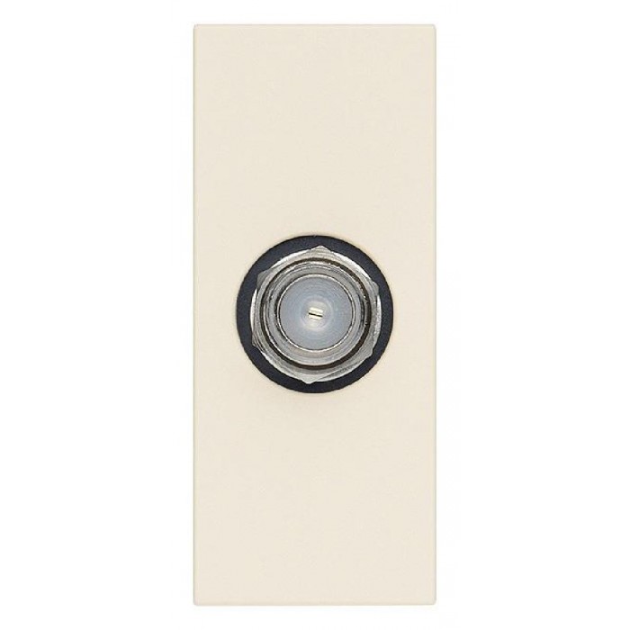 Πρίζα TV/RD/SAT Type F 1 Στοιχείου Μπεζ Linea 30318.C VIMAR