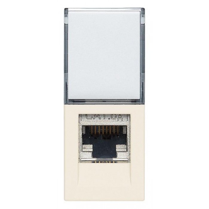 Πριζα Δικτύου RJ45 Cat.6A FTP 1 Στοιχείου Μπεζ Linea 30339.16C VIMAR