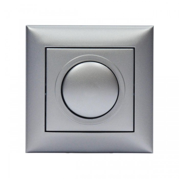 Dimmer Περιστροφικό 1000W Ασημί 06-00012 MAGIC
