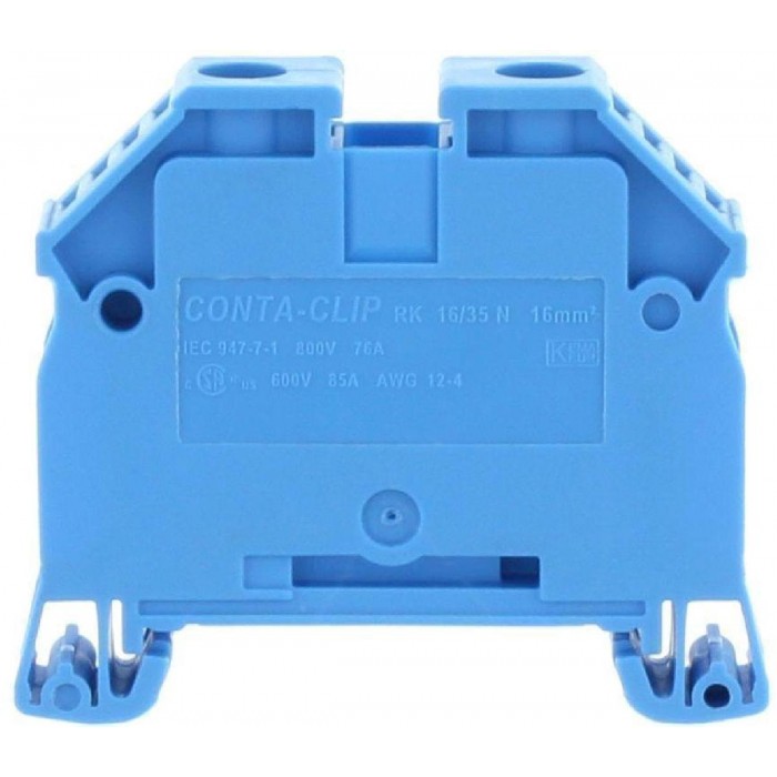 Κλέμμα Ράγας 16mm² Μπλέ RK 16/35/NBU CONTACLIP