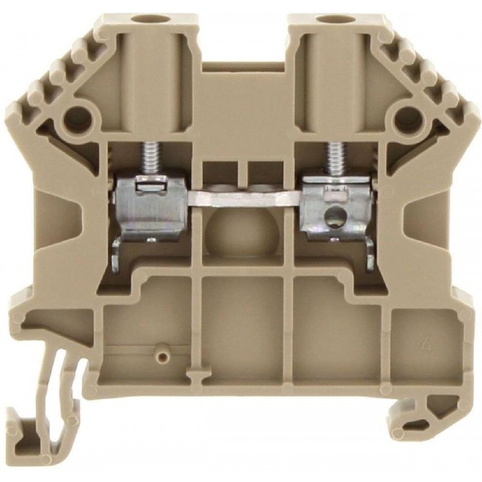 Κλέμμα Ράγας 2.5mm² Μπέζ SRK 2,5/2ABG CONTACLIP
