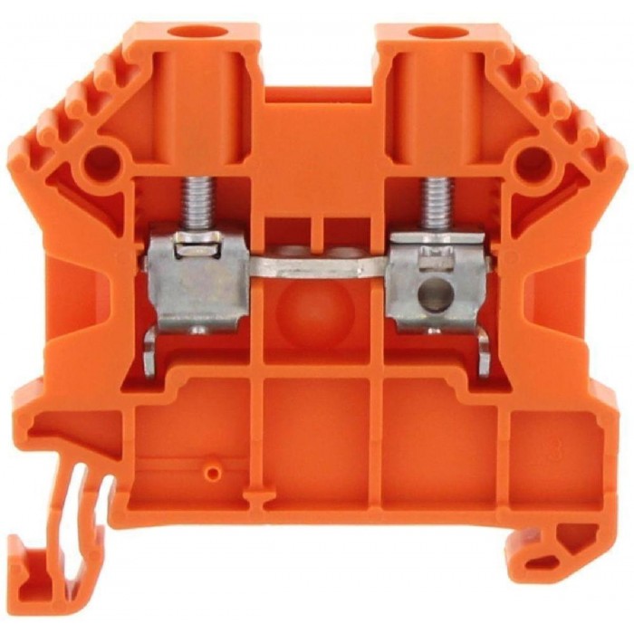 Κλέμμα Ράγας 4mm² Πορτοκαλί SRK 4/2AOG CONTACLIP