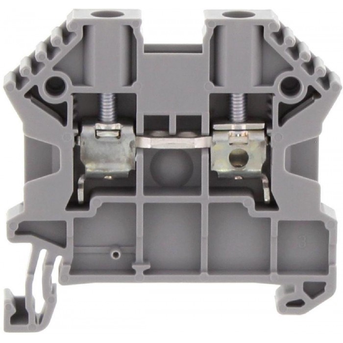 Κλέμμα Ράγας 4mm² Γκρι SRK 4/2AGR CONTACLIP