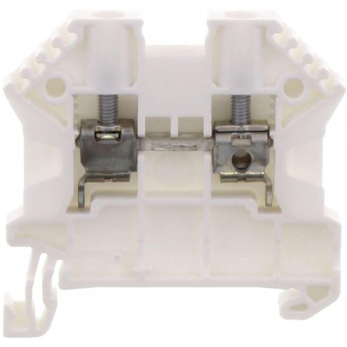Κλέμμα Ράγας 4mm² Λευκό SRK 4/2AWH CONTACLIP