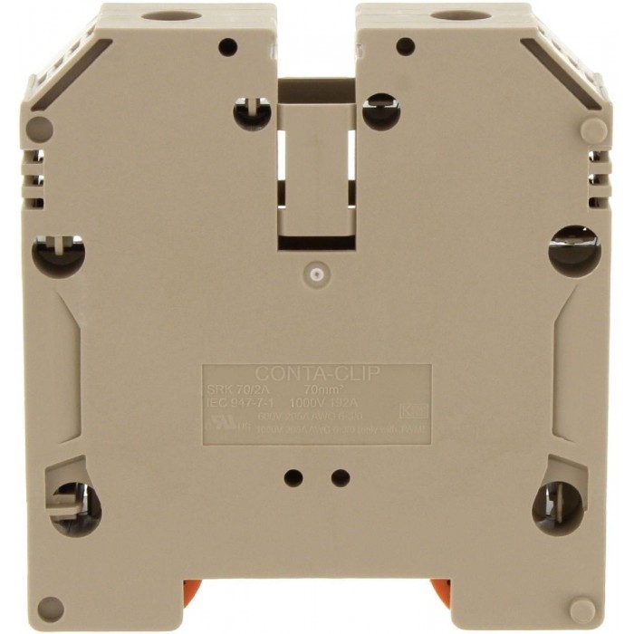 Κλέμμα Ράγας 70mm² Μπεζ SRK 70/2ABG CONTACLIP