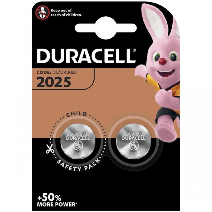 Μπαταρία Λιθίου CR2025 3V (Blister 2τμχ) DURACELL