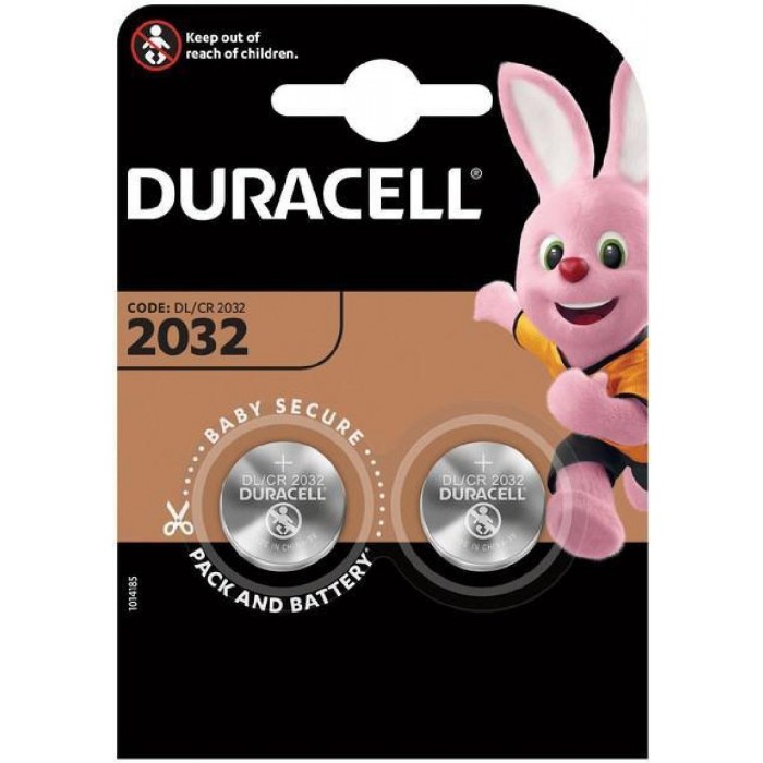 Μπαταρία Λιθίου CR2032 3V (Blister 2τμχ) DURACELL