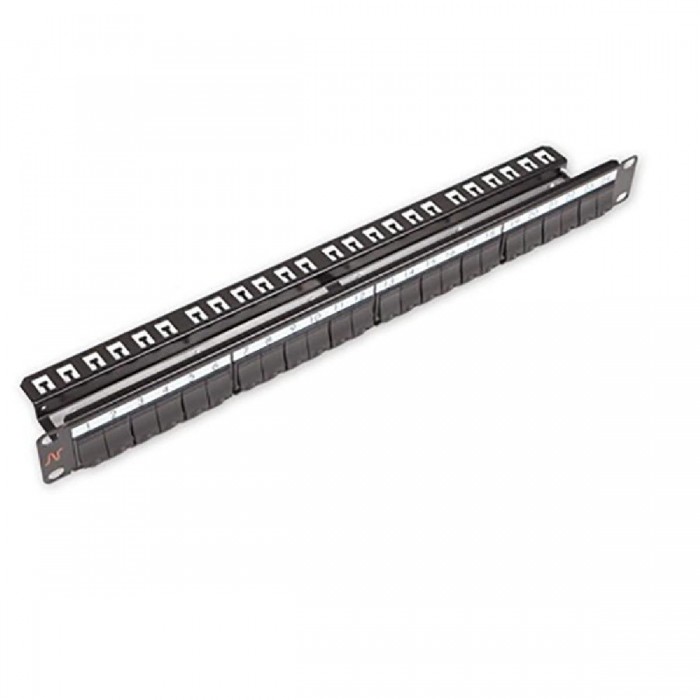 Patch Panel 1U Κενό 24 Θέσεων Snap-In N521.664BK NEXANS