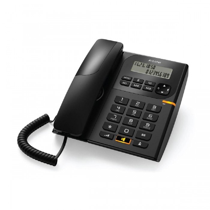 Τηλέφωνο Επιτραπέζιο Μαύρο T58 ALCATEL Τηλέφωνο Επιτραπέζιο Μαύρο T58 ALCATEL