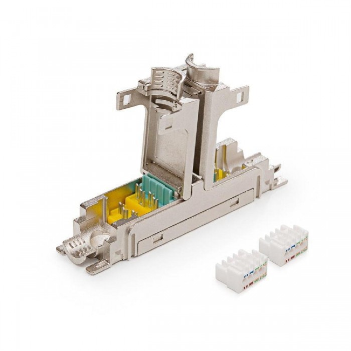 Adaptor (Μούφα) RJ45 Θηλυκό Σε RJ45 Θηλυκό UTP CAT6A HD KELINE