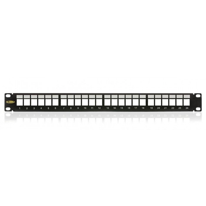 Patch Panel 1U Κενό 24 Θέσεων Keystone KEP-EMPTY-S KELINE Patch Panel 1U Κενό 24 Θέσεων Keystone KEP-EMPTY-S KELINE