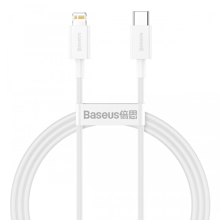 Καλώδιο Φόρτισης USB TypeC Σε Lighting 1m Λευκό CATLYS-A02 BASEUS Καλώδιο Φόρτισης USB TypeC Σε Lighting 1m Λευκό CATLYS-A02 BASEUS